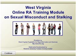 WV Online RA Training Module